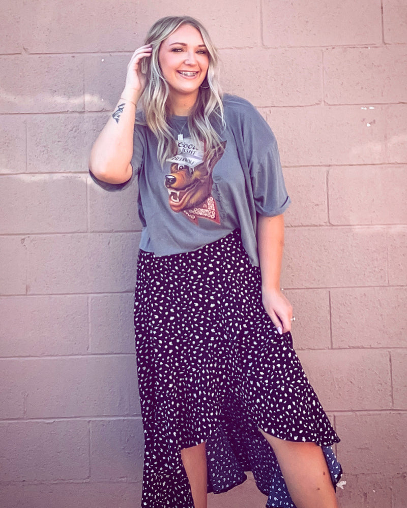 Melissa Midi Printed Skirt