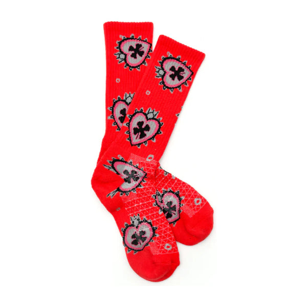 Lucky Chuck- Lucky Love Red Performance Socks