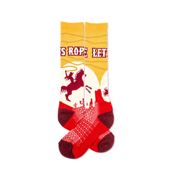 Lucky Chuck- Lets Rope Performance Socks