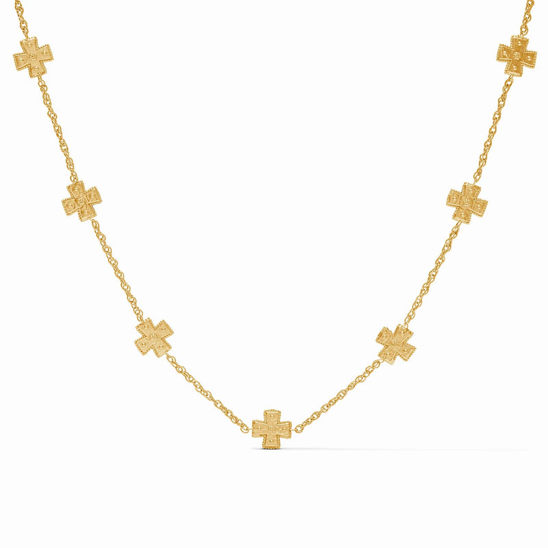 Julie Vos- Canterbury Delicate Station Necklace