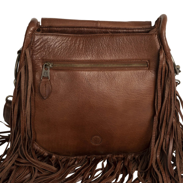 STS Indie Walnut Saddle Bag