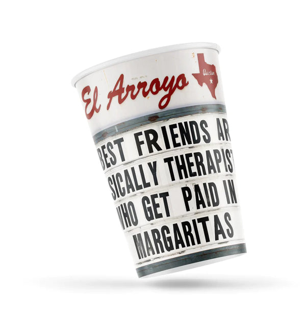 El Arroyo 12oz Paper Cups- Best Friends