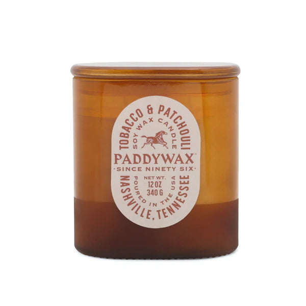 Paddywax- Vista 12oz Candle Tobacco + Patchouli