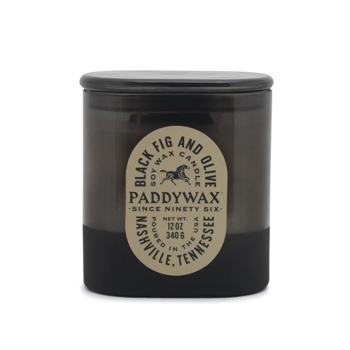 Paddywax- Vista 12oz Candle- Black Fig + Olive