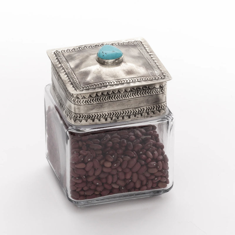 J. Alexander- Small Glass Bottom Canister