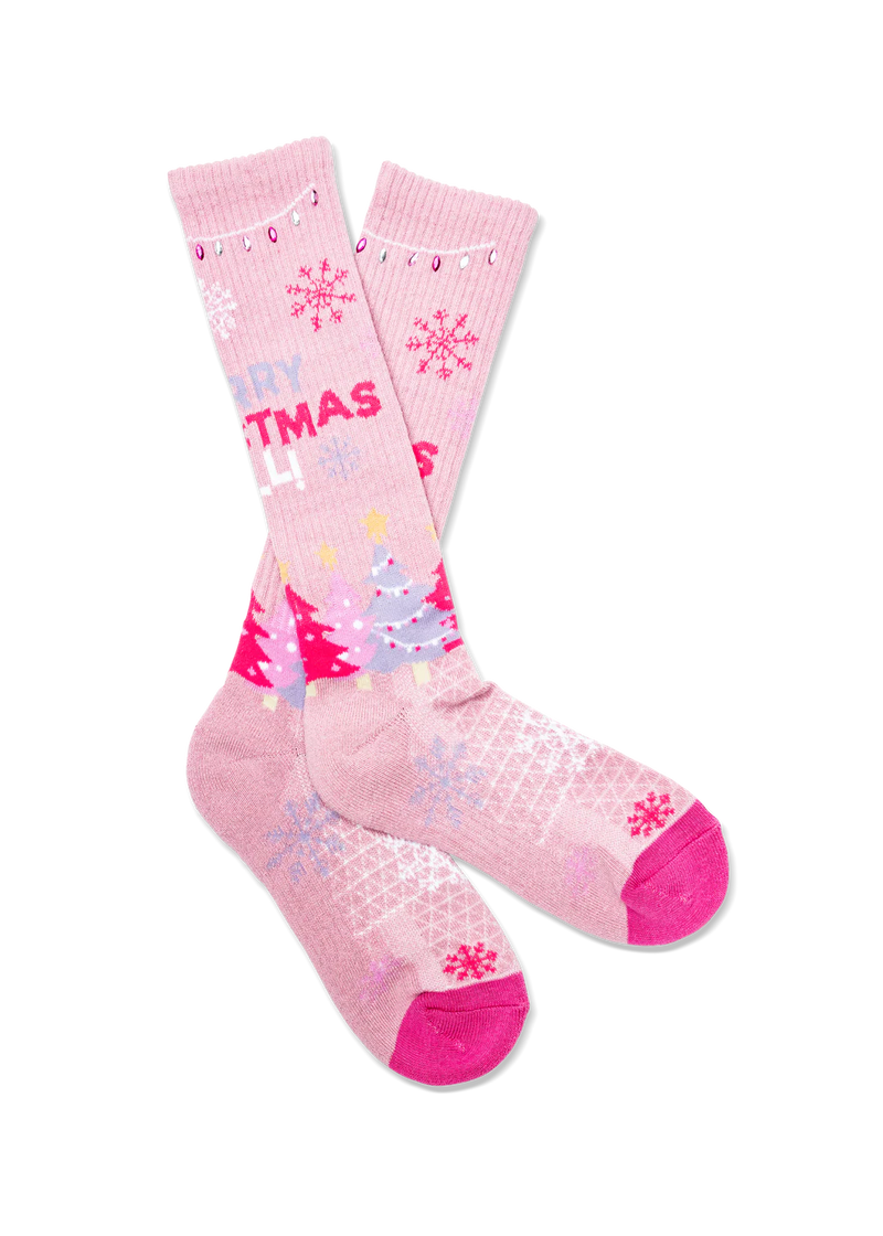 Lucky Chuck- Merry Christmas Y'all Socks