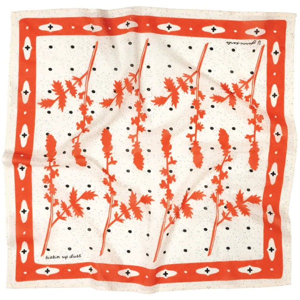 JE- Kickin' Up Dust Voile Bandana- Cream