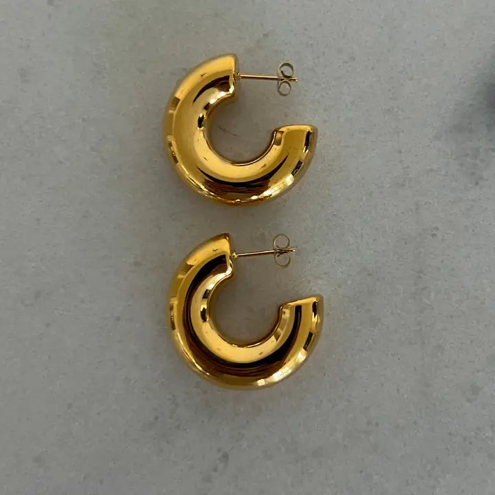 CSP- Gold Smooth Hoops