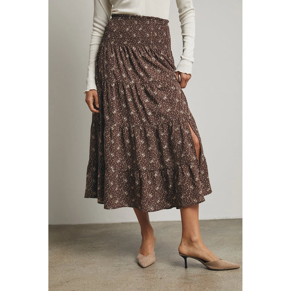 Meredith Floral Midi Skirt