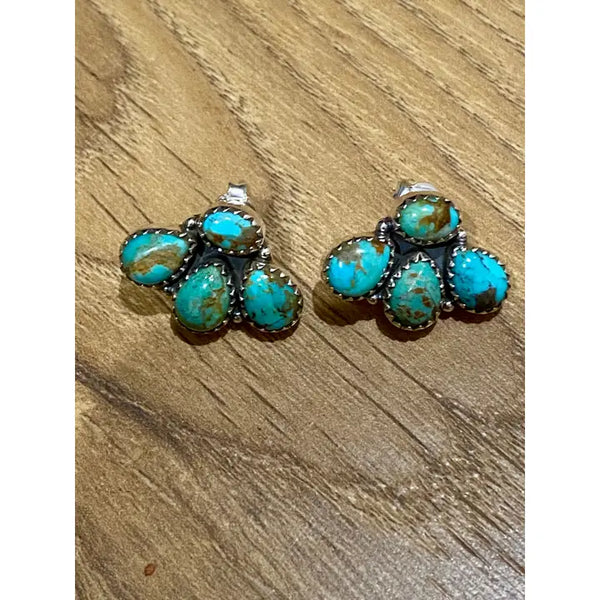 Sterling Silver Mini Backroads Studs