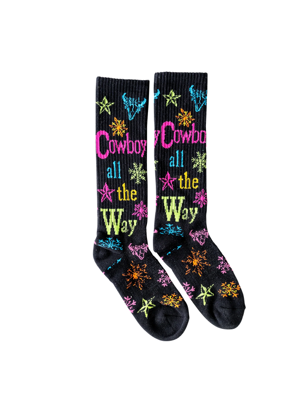 Lucky Chuck-Cowboy All The Way Socks