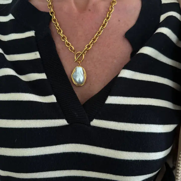 CSP-Pearl Drop Necklace