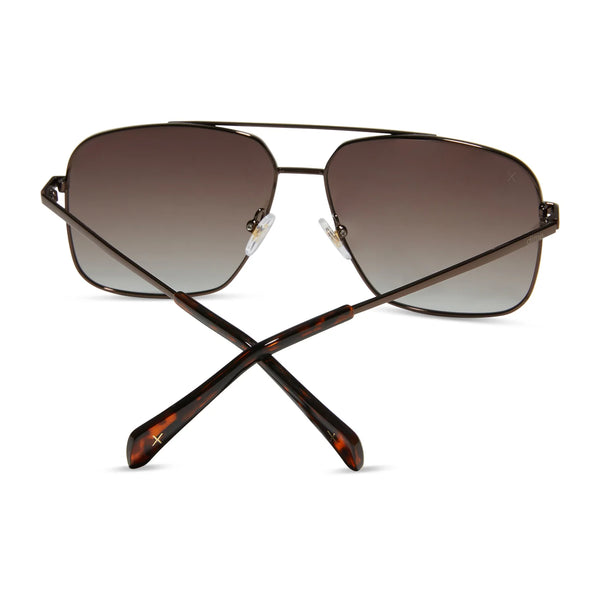 Dime-Encino Aviator Chocolate Sunglasses