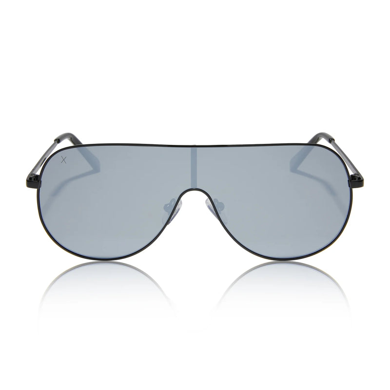 Dime- Tarzana Black/Grey with Silver Sunglasses