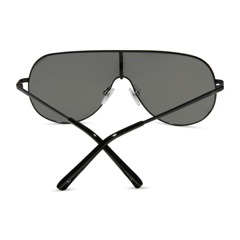 Dime- Tarzana Black/Grey with Silver Sunglasses