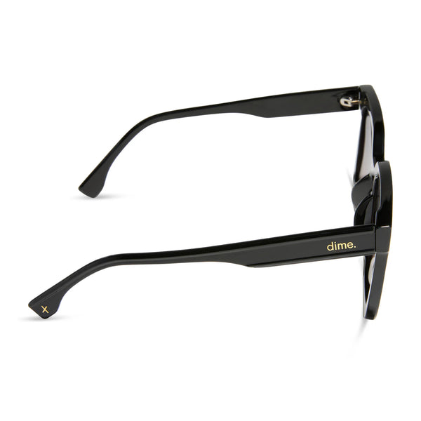 Dime-Malibu Black + Orchid Gradient Sunglasses