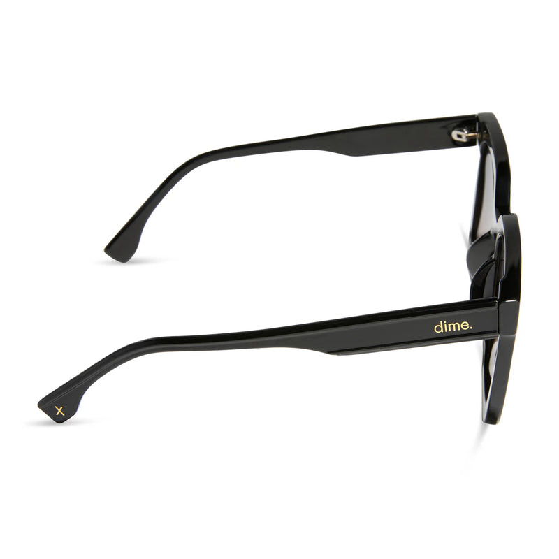 Dime-Malibu Black + Orchid Gradient Sunglasses