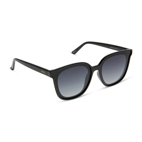 Dime- Toluca Black + Grey Gradient Polarized Sunglasses