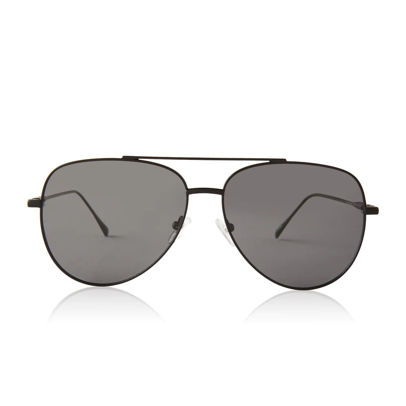 Dime- Venice Matte Black + Grey Polarized