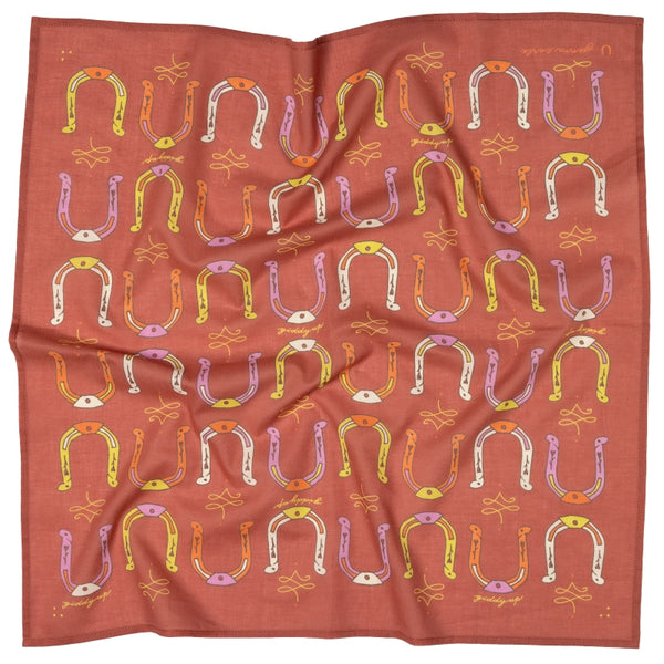 JE- Giddy Up Cotton Voile Bandana- Maroon