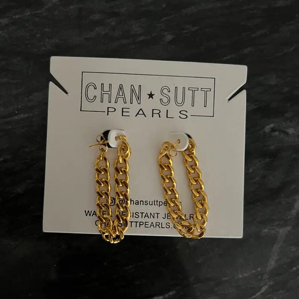 CSP-Chain Loop Earrings