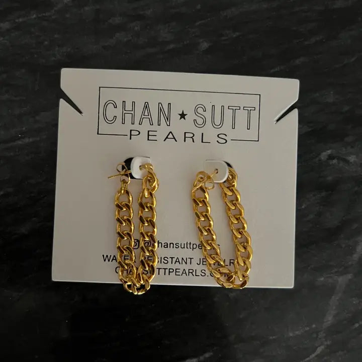 CSP-Chain Loop Earrings
