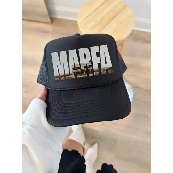 Marfa Letter Trucker Hat