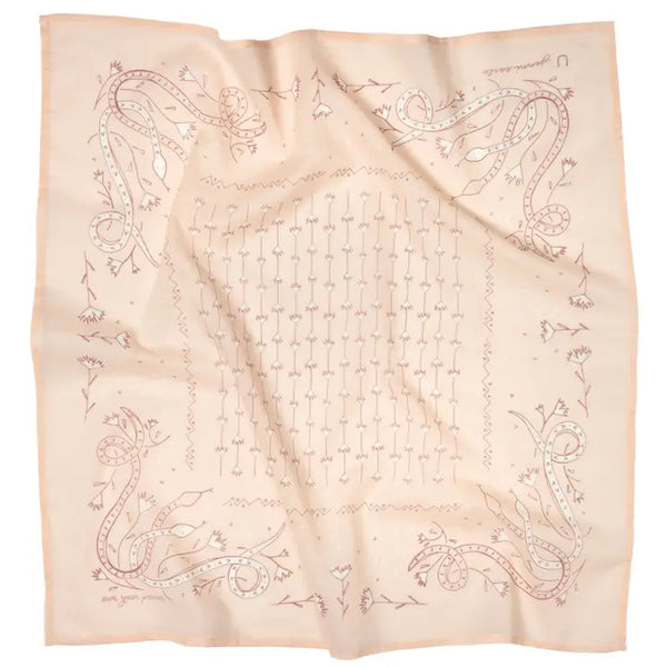 JE- Own Your Power Cotton Voile Bandana- Blush