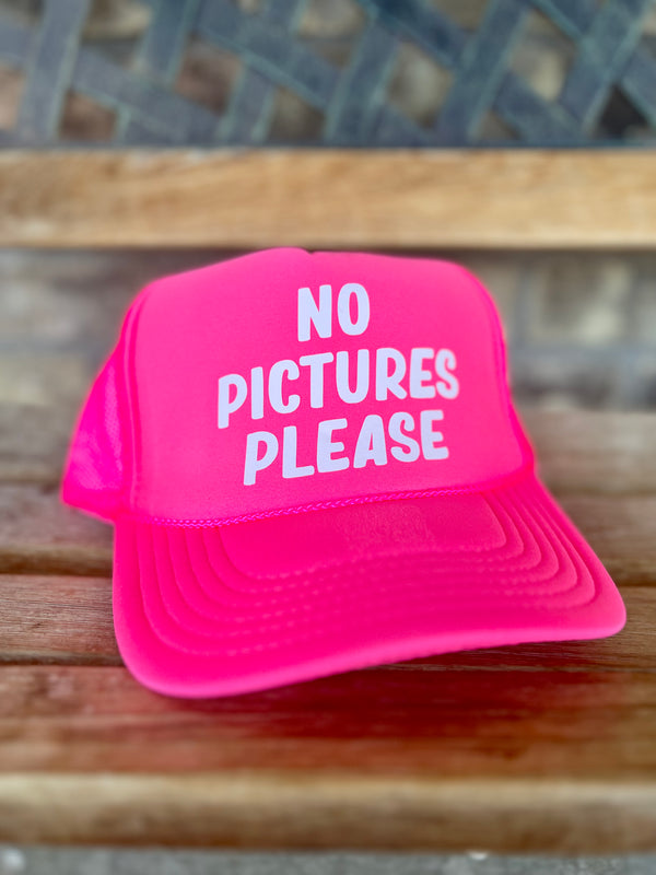 No Pictures Trucker Hat