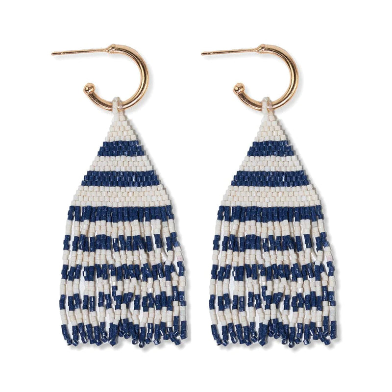 Ink + Alloy James Gold Hoop Stripes Navy