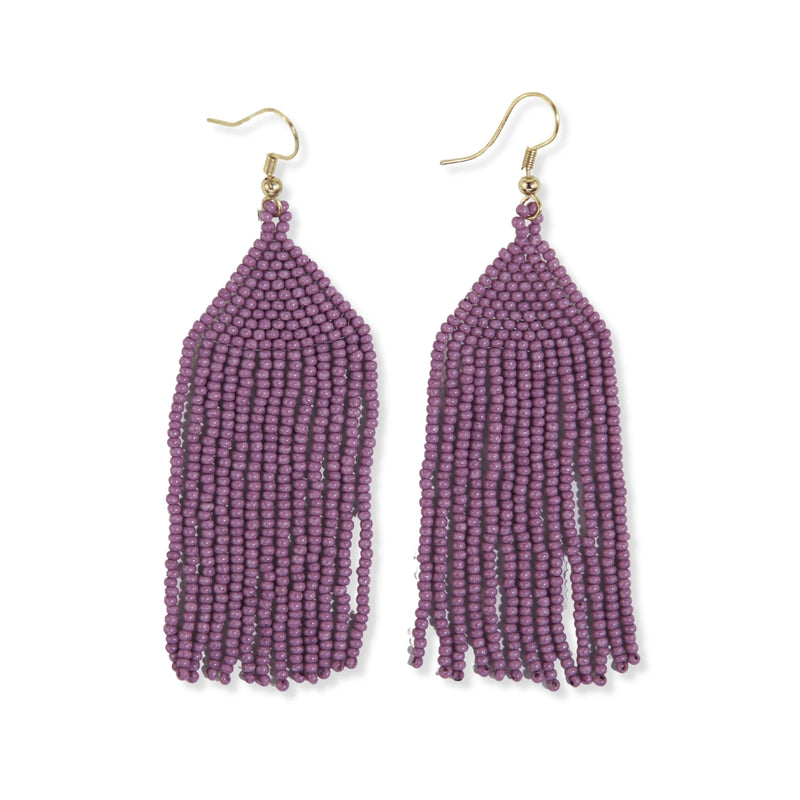 Ink + Alloy Michele Solid Bead Earrings Lilac