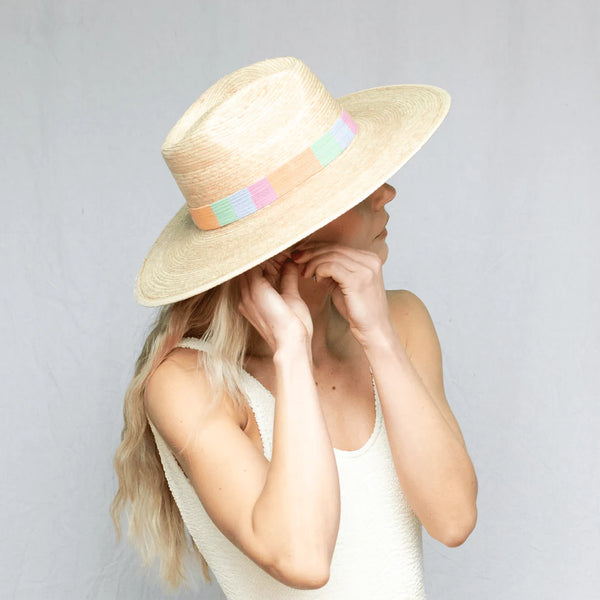 Sunshine Tienda- Griselda Palm Leaf Hat