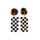 Sunshine Tienda- Checkered Earrings