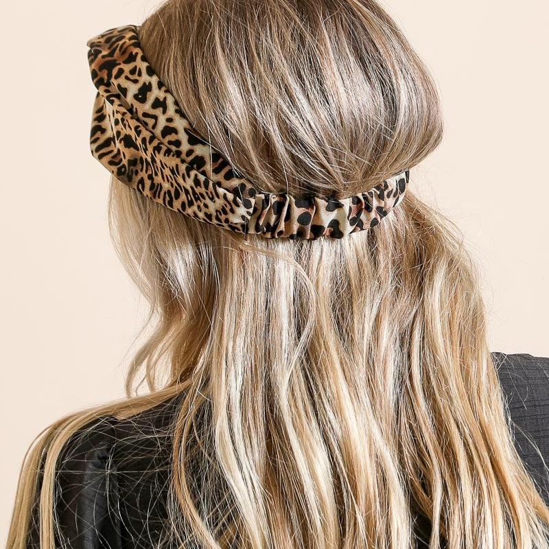 Leopard Twist Headwrap