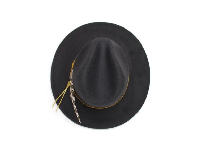 Lucia-Dark Gray Boho Hat