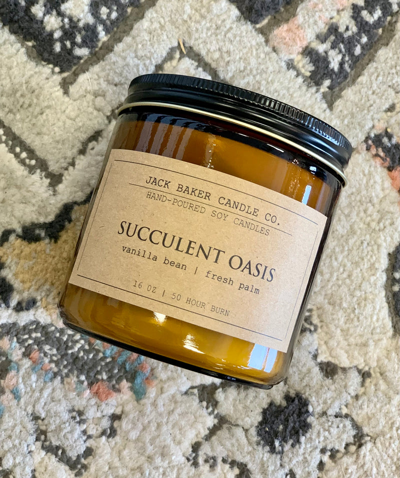 JB Candle Co- Succulent Oasis