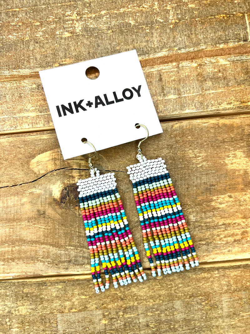 Ink + Alloy Multi Colorful Stripes